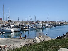 Marina boat launch