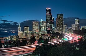 Seattle I-5 skyline dllu