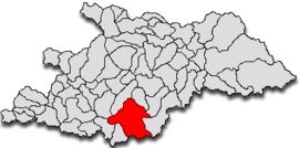 Location in Maramureș County