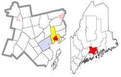 锡尔斯波特在瓦多县的位置（以红色标示）