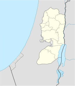 基立心山 Gerizim在约旦河西岸地区的位置