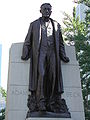 Emanuel Hahn's Sir Adam Beck Memorial (1934) on University Avenue at Queen Street West in Toronto