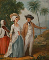 Planter and his Wife, with a Servant ca. 1780
