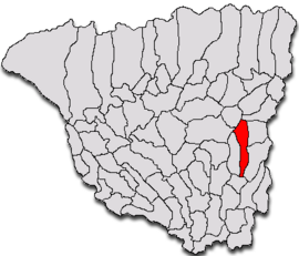 Location in Gorj County