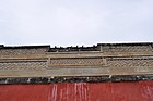 Closeup view of Mixtec stone mosaic-work at Mitla. This was an inspiration for similar mosaics by Frank Lloyd Wright.