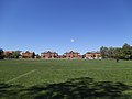 The view of Humber College, looking north, from the cricket field.
