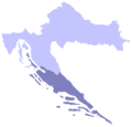 达尔马提亚全境位于今克罗地亚，1919年意大利仅获得其一城市扎拉（今扎达尔）