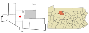 Location in Elk County and the U.S. state of Pennsylvania.