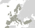 Eurovision events map (1991) Iraq–Saudi Arabia border changes go into effect, German reunification