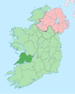 Location of County Clare