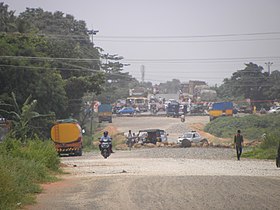 View of Kallumthazham Junction from bypass