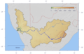 Orange River with topography