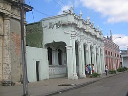 Arcades in the central square