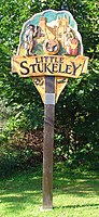 Signpost in Little Stukeley