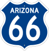 US 66 route marker