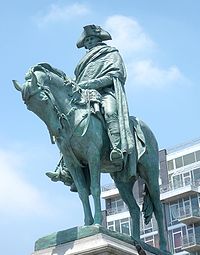 George Washington at Valley Forge (1901–1906), Continental Army Plaza, Brooklyn, New York.