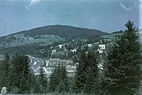 Vistula River in spa town Wisła (1939) just before the World War II