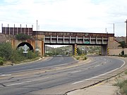 San Pedro Valley Railroad Overpass'