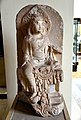 Bodhisattva Manjushri seated in lalitasana, from China, Jin Dynasty, 12th century CE. British Museum.