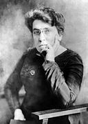 Emma Goldman, anarchist who was previously scheduled to speak in Chicago after Averbuch's death, avoided arrest but had difficulty finding a venue that would let her speak