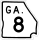 State Route 8 Alternate marker