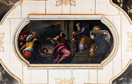Ceiling - David receives bread from the priest Achimelec in the sanctuary
