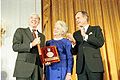 John Updike, Barbara Bush, and George H. W. Bush