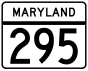 295號馬利蘭州州道 marker