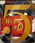 Charles Demuth 1928, American Precisionism (proto Pop Art)