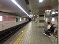樱川站站台（2013年4月21日）
