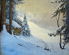 Effet de neige (Snow Effect) (1911), oil on canvas, Charles-Friry Museum