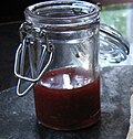 Raspberry-vanilla beer jam