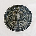 Double-headed imperial eagle in the seal used by Sigismund of Luxembourg in 1433