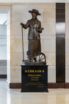 A statue of Cather, part of the National Statuary Hall Collection, located in the United States Capitol's Capitol Visitors Center.