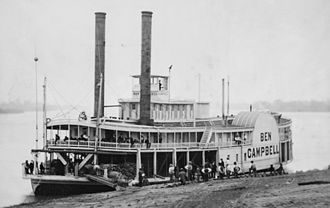 Paddle steamer, unknown photographer (edited by Durova)