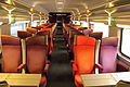 2nd class interior of a refurbished TGV-Réseau set