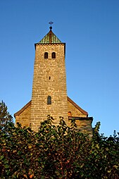 View of the front tower