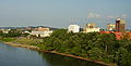 The skyline of Huntington, WV