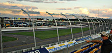 An image from the grandstand at Iowa Speedway.
