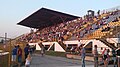 Eastern stand during a football match.
