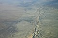 San Andreas Fault in the Carrizo Plain, aerial photo from 8500 feet on Nov 16, 2007