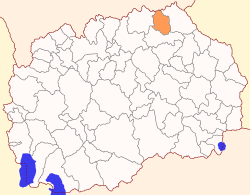 Location of Municipality of Rankovce