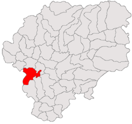 Location in Bistrița-Năsăud County