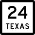 State Highway 24 marker