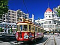 Tram 178 in front of the domed Regent Theatre. January 2010