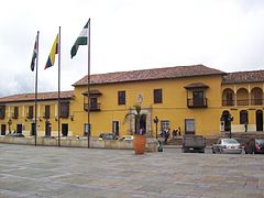 Casa Fundador Gonzalo Suárez Rendón on the Plaza Bolívar in Tunja
