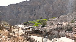 Dafalas. Village located in the mountains of Ras Al Khaimah (UAE), south of Jabal Ar Rahrah.