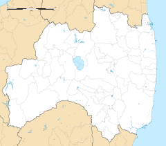 Tomino Station is located in Fukushima Prefecture