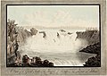 Great Falls on the River St. John, New Brunswick, by Henry Holland, c. 1782.