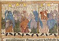 Image 30Anglo-Saxon king with his Witan. Biblical scene in the Old English Hexateuch (11th century) (from History of England)
